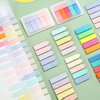 กระดาษโน้ต แผ่น สติ๊กเกอร์ดัชนี บุ๊คมาร์ค โน้ต เครื่องเขียน