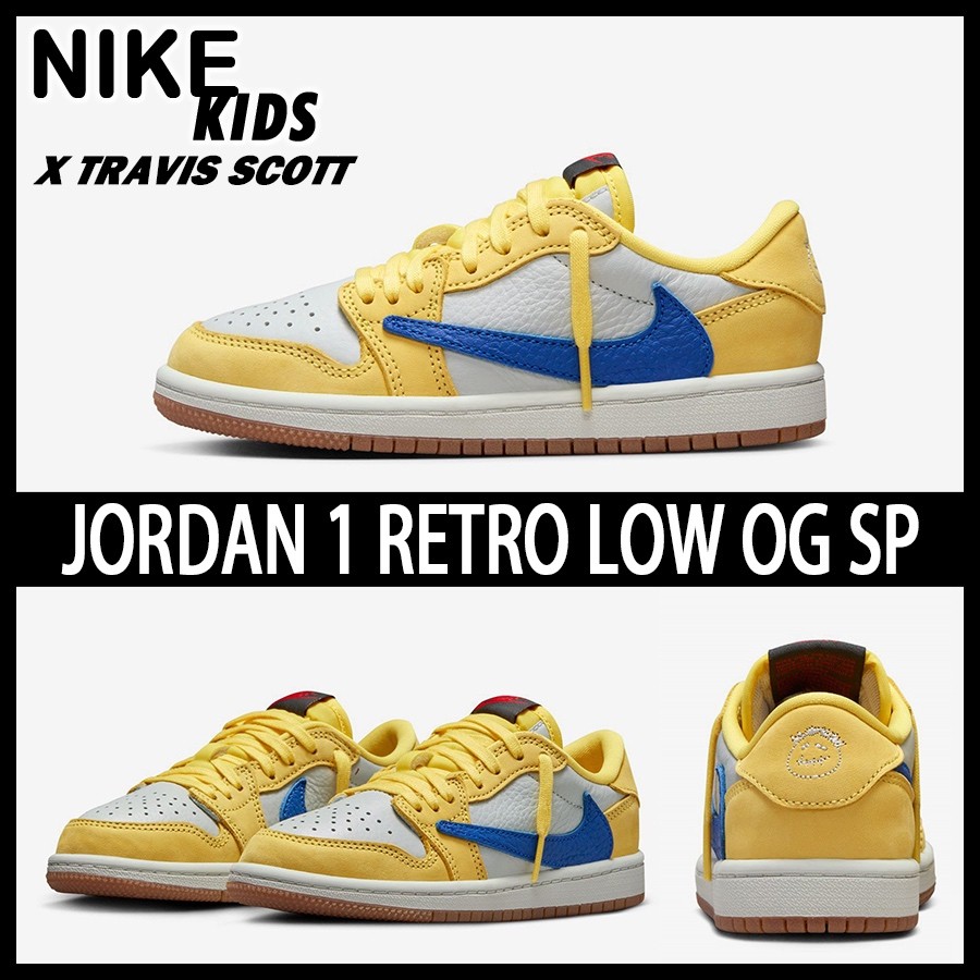 🇰🇷(PS)Nike Jordan 1 x Travis Scott Retro Low OG SP Medium Olive (TD)/(PS)  DZ5908-106/DZ5909-106 /iu