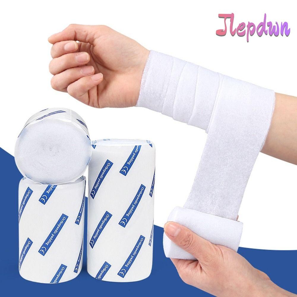 JEPDWN Cast Padding Wrap, Breathable Absorbent Undercast Padding Roll, Soft Cotton Gauze Roll