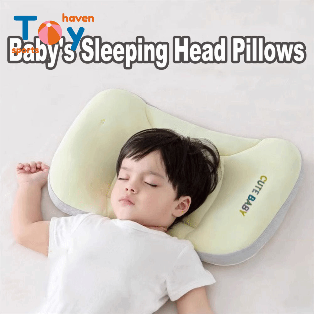 กีฬาHAVEN Вabys Sleeping Cushion สําหรับ 1-12 ปี 5 พื้นที่พาร์ทิชันเด็กคอสนับสนุนหมอนสองด้านล้างทําค
