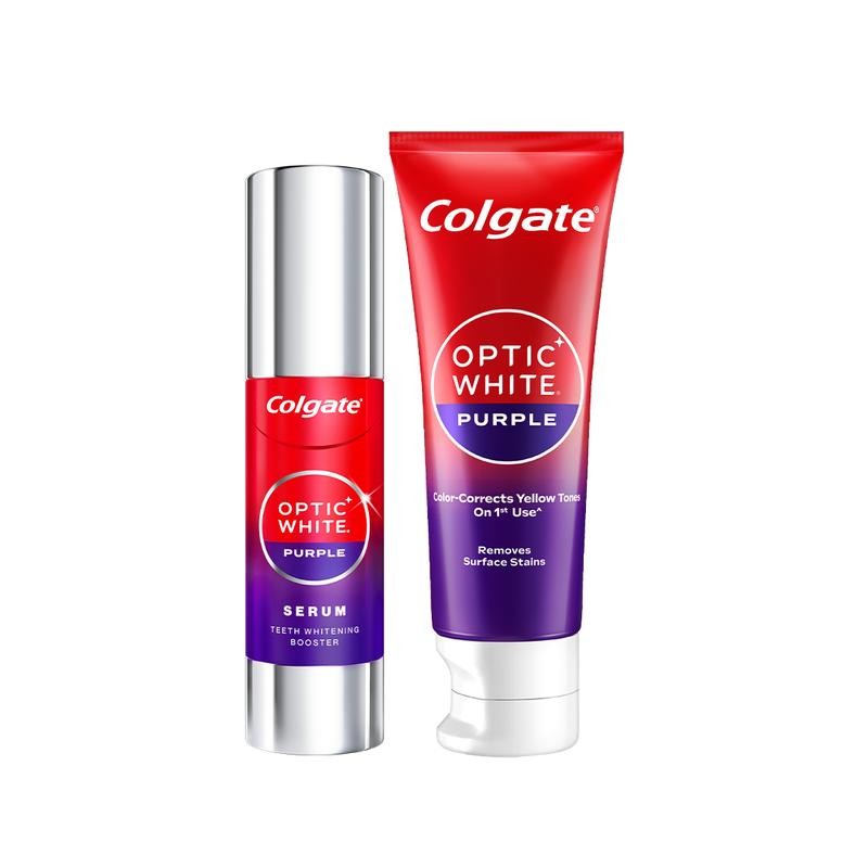 Purple Essence Set 1: Colgate Optic White Purple Essence 40ml Optic White Purple Essence Toothpaste 