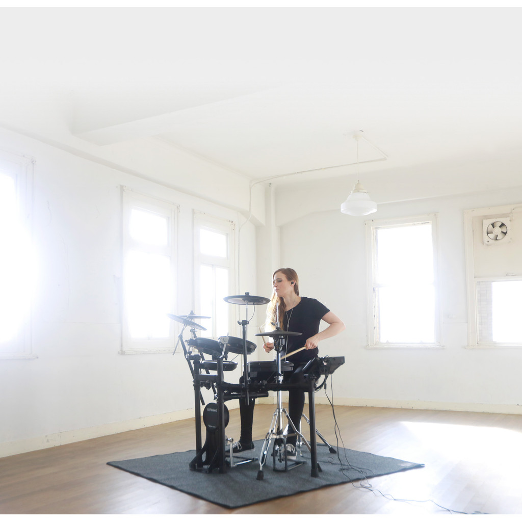 Roland Roland กลองไฟฟ้า TD-07KV TD-11K TD-17KVX เด็กเบื้องต้น Professional Jazz Rack กลอง