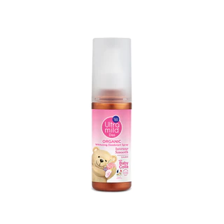 Ultra Mild อัลตร้ามายด์ บาย เบบี้มายด์ ออร์แกนิค ดีโอเดอแรนท์ สเปรย์ อินเทนซ์ สมูท 100 มล.
