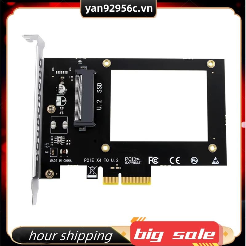 อะแดปเตอร์ PCI-E Pcie X4 U. 2 ถึง PCI-Express Gen3.0 4X 8X 16X Slot Universal Board 7000MB/S Riser P