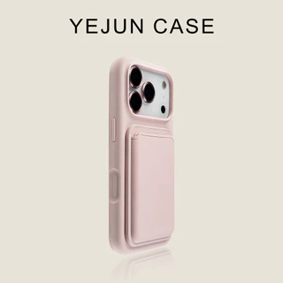 แฟชั่น Candy กระเป๋าสตางค์บัตรเครดิตสล็อตกลับแม่เหล็กเคสโทรศัพท์สําหรับ iPhone 17 Air 11 12 13 14 15 16 Pro Max กรณีกันชนฝาครอบ