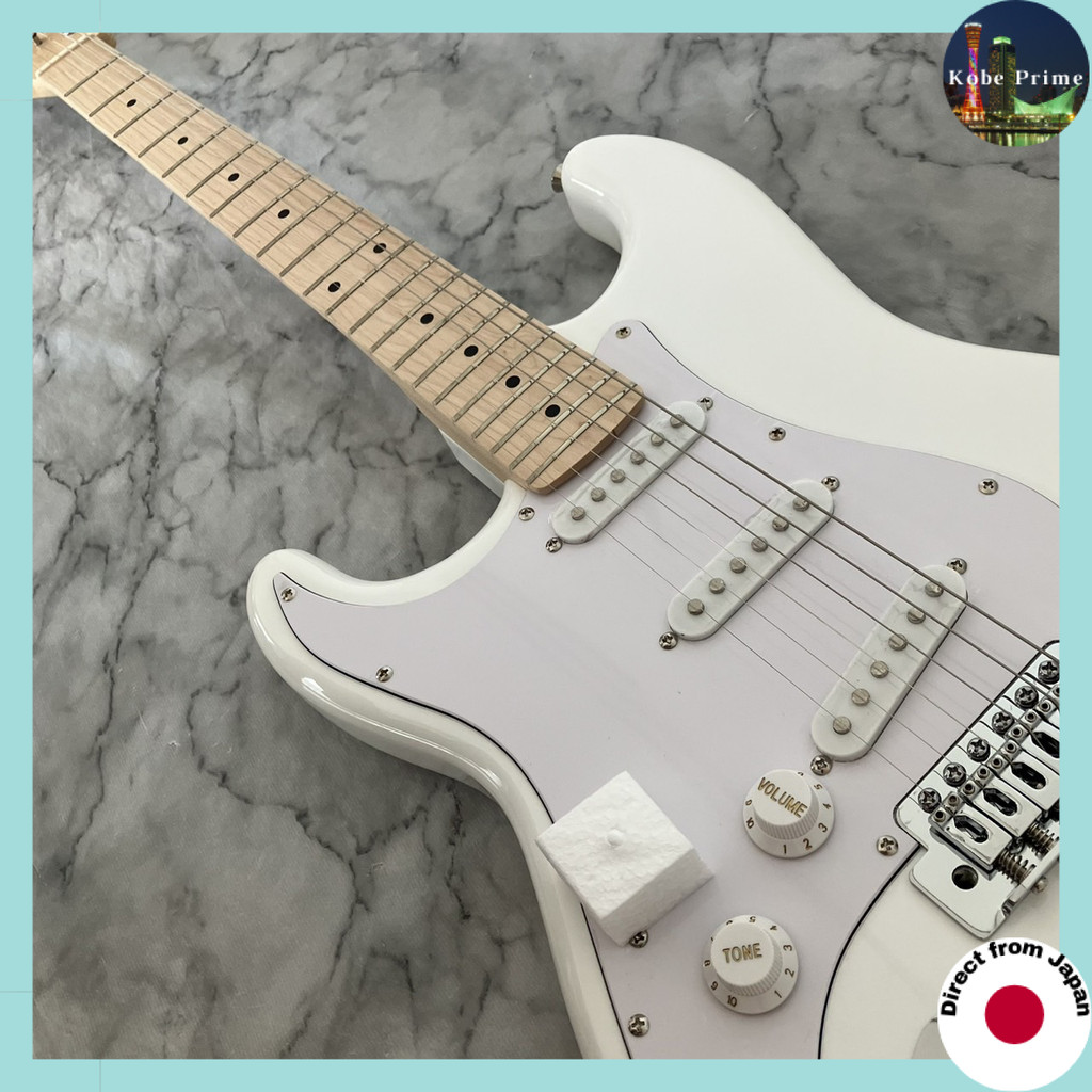 PLAYTECH Electric Guitar Left-Handed Stratocaster Type with 5-Way Pickup Selector, Synchronized Trem