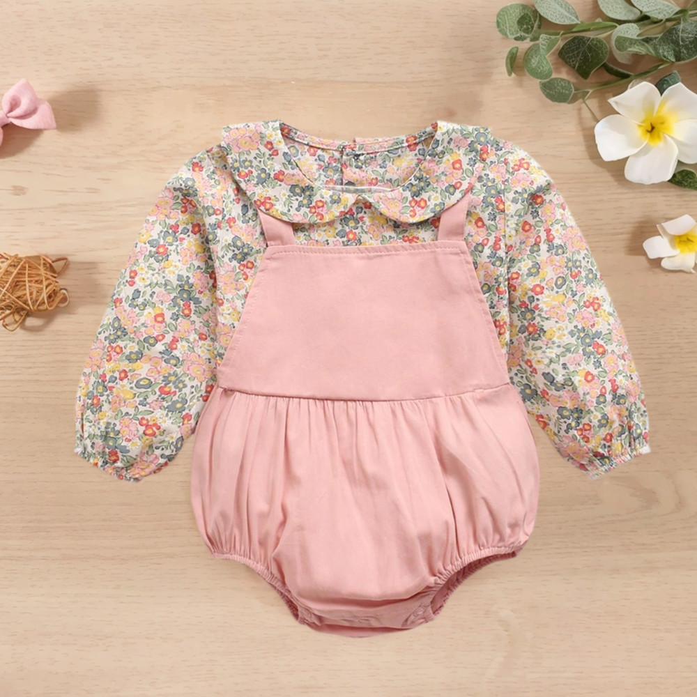 บอดี้สูทสำหรับเด็กหญิง อ่อนโยนด้วยเนื้อผ้าฝ้าย ออกแบบเหมือนเจ้าหญิง