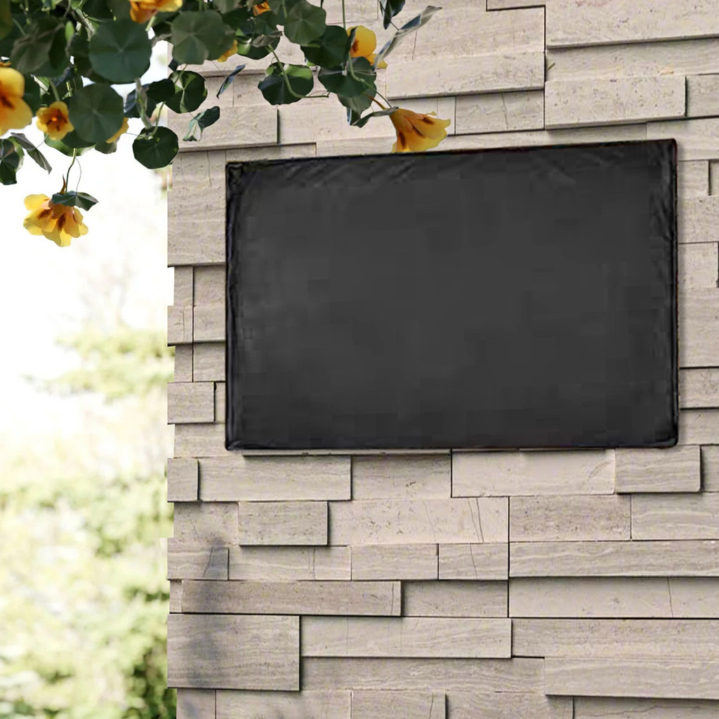 ถุงพลาสเตอร์ป้องกันหน้าจอโทรทัศน์สำหรับกลางแจ้ง ขนาด 40"-58" นิ้ว ทนต่อสภาพอากาศ