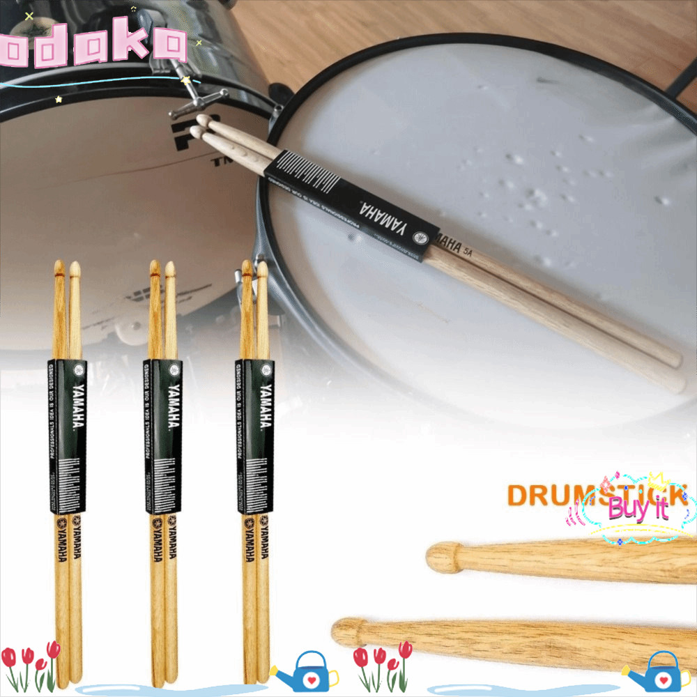 ODAKA 2 ชิ้นกลอง Sticks, Maple ไม้ค้อนกลอง, Oaks Drumsticks ไม้เคล็ดลับน้ําหนักเบา 5A/7A กลองชุดสําห