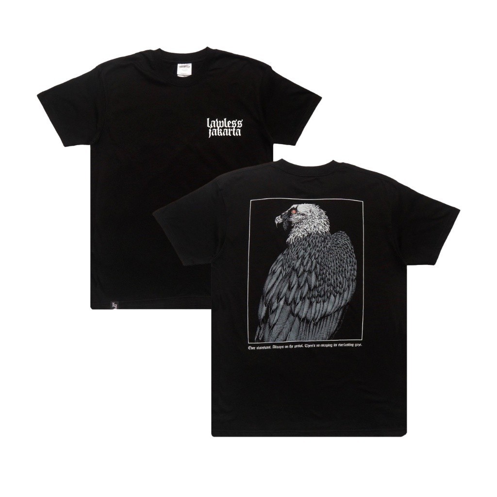 HOT Lawless - เสื้อยืด Lurker - เสื้อยืด Hardworking แฟชั่นแขนสั้นสีดํา TOP kaos Tee