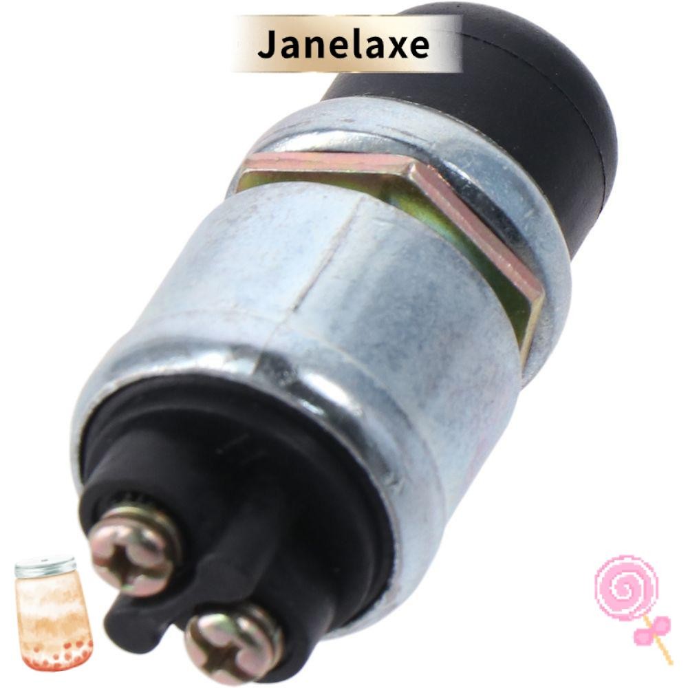 JANELAXE สวิตช์ปุ่มกด, สวิตช์ติดตามเรือรถยนต์ กันน้ํา, สตาร์ทสตาร์ทสตาร์ท 50A 12V เครื่องยนต์แตรปุ่มกด