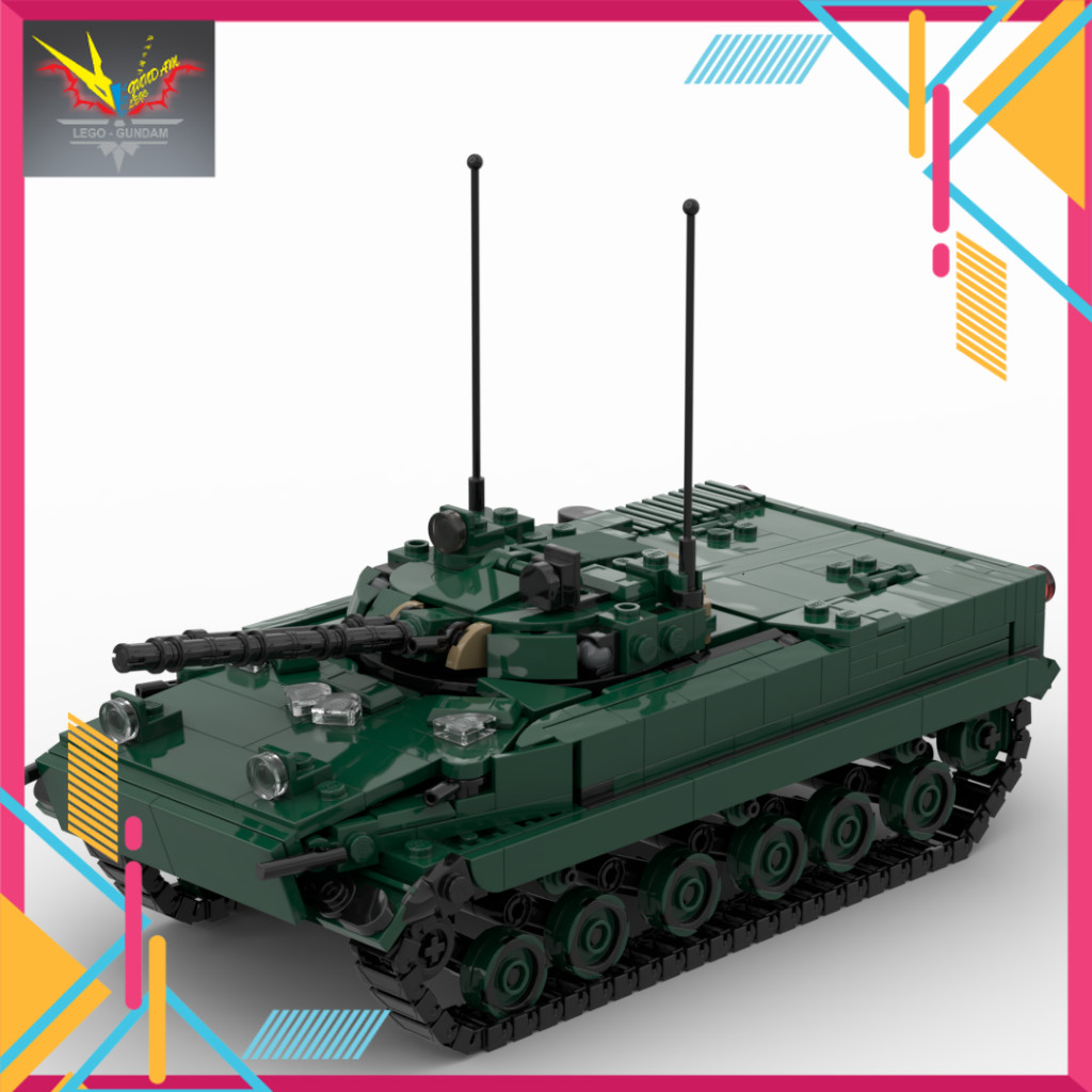 MOC Army Military BMP-3 Camo Assembly Toy