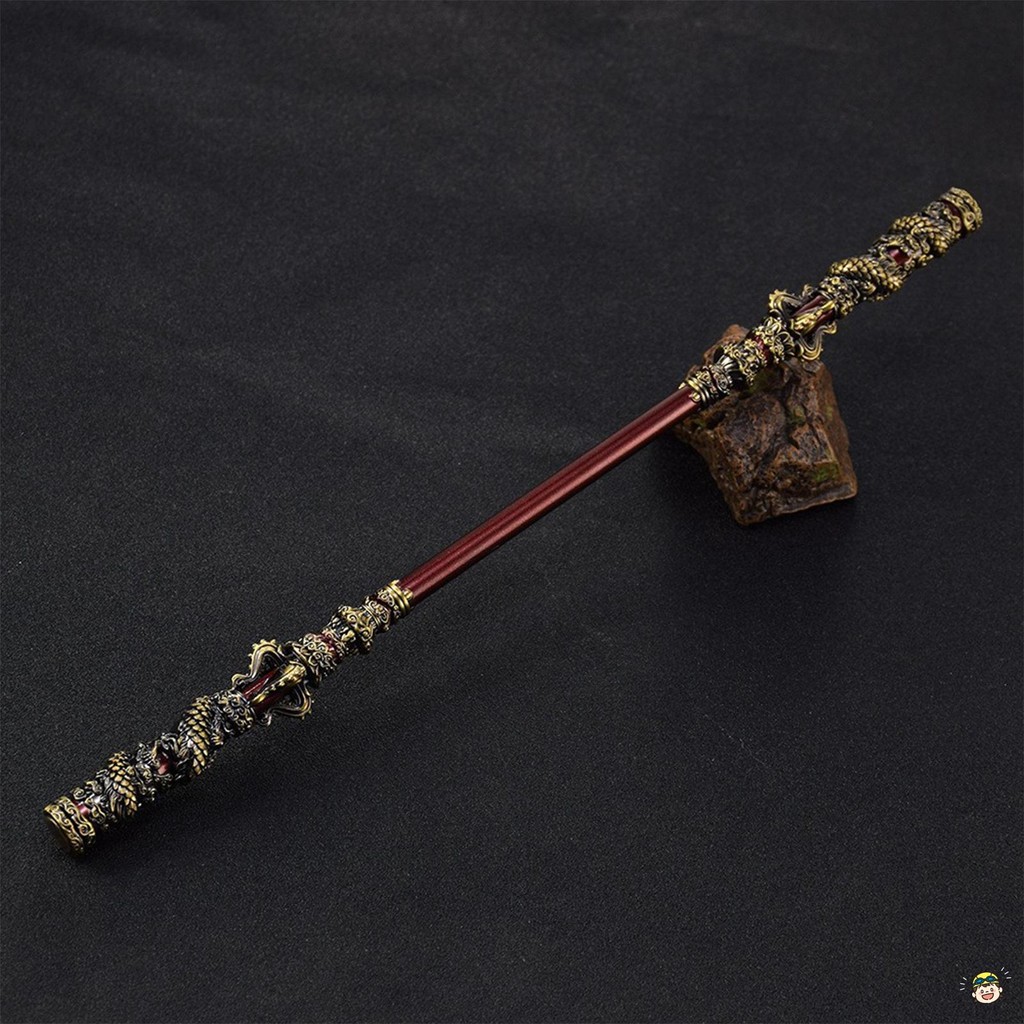 Wukong โลหะ Ruyi Jingu Bang รุ่น Monkey King Sun Wukong คอสเพลย์ Props สําหรับเดสก์ท็อปตกแต่ง