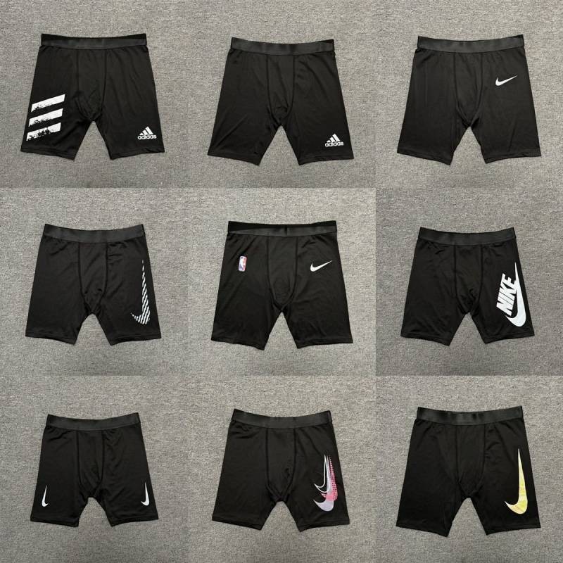 Quick-Drying High Elastic Cropped Pants Sports Training Pants Sports Running Track and Field Tight Tights Breathable Fitness Basketball Underpants MxGu