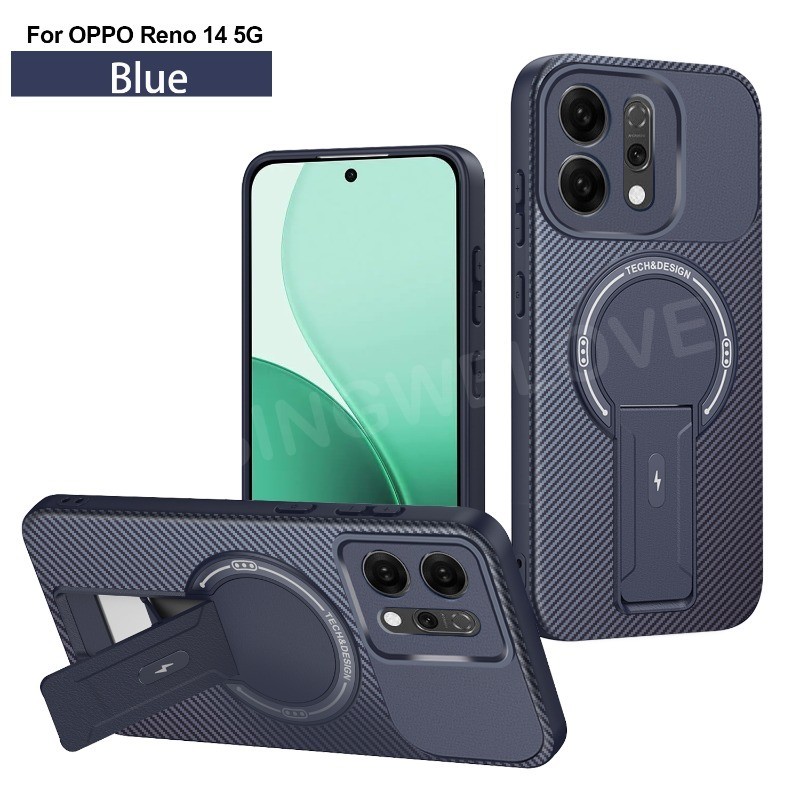เคสโทรศัพท์สําหรับOppo Reno14 Reno 14 13 15 Pro 14F 14FS Reno15 15F Pro Max 5G 2025 ซองหนังแม่เหล็กกันกระแทกเคสโทรศัพท์ฝาหลังปกแข็ง