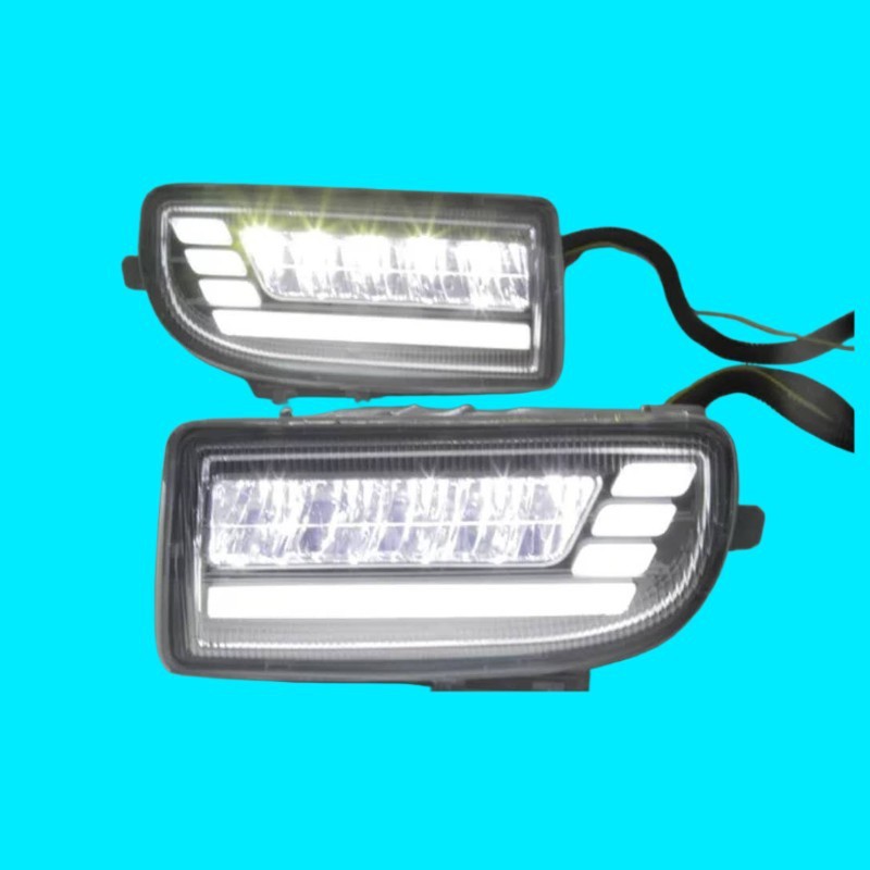 เหมาะสําหรับ LAND CRUISER FJ100 Toyota LAND Cool Road Ze 98-2008 LED หมอกกลางวัน Travel