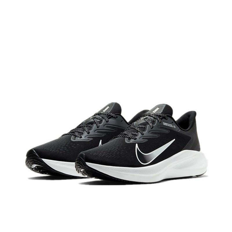 Nike Zoom Winflo 7 Mens Air Cushion Breathable Shock Absorption รองเท้าวิ่งกีฬาลําลอง CJ0291-005