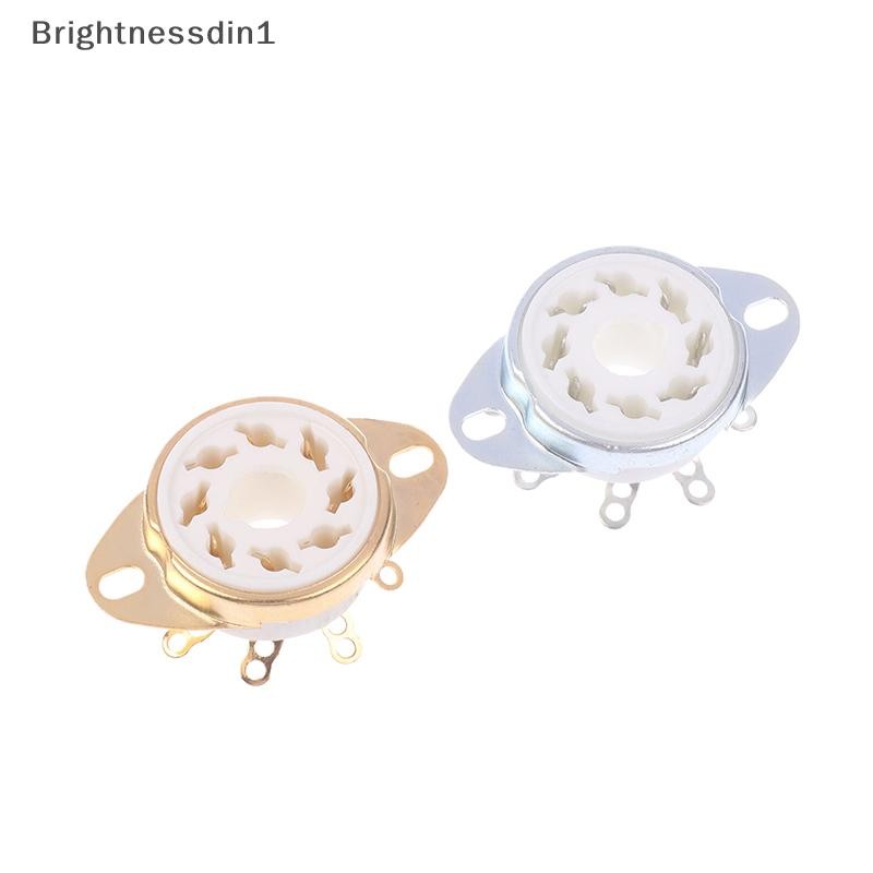 [Brightnessdin] 1 PC 8Pin GZC8-Y-6 Octal Tube Socket เซรามิควาล์วฐานแจ็คสําหรับ KT88/6550/EL34/6P6P/