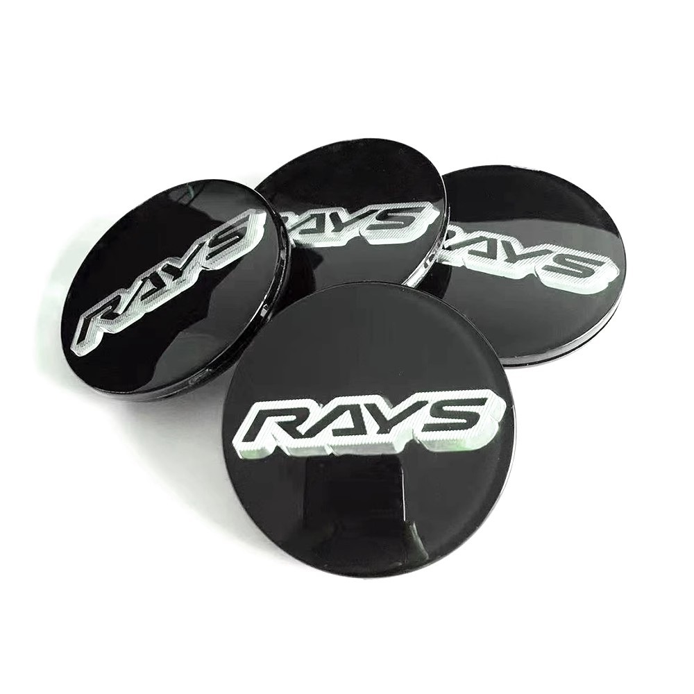 Rays อะคริลิค Hub Cap คุณภาพสูง G025 G16 57G GT090 66 มม. เส้นผ่านศูนย์กลางภายนอก 57 มม. เส้นผ่านศูน