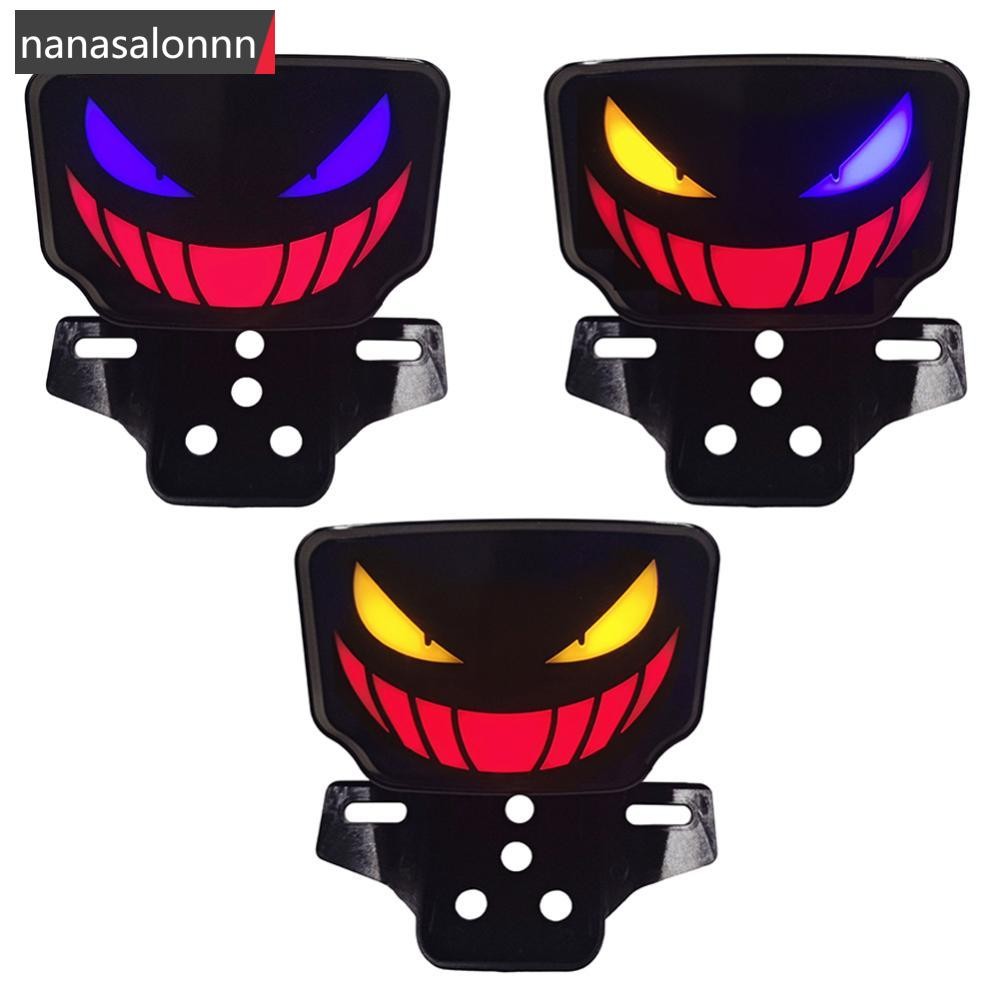 NNL รถจักรยานยนต์ LED Devil Eye ไฟท้ายเบรคด้านหลังโคมไฟ Integration Tail พร้อมแบบไดนามิกแฟลชสําหรับ 