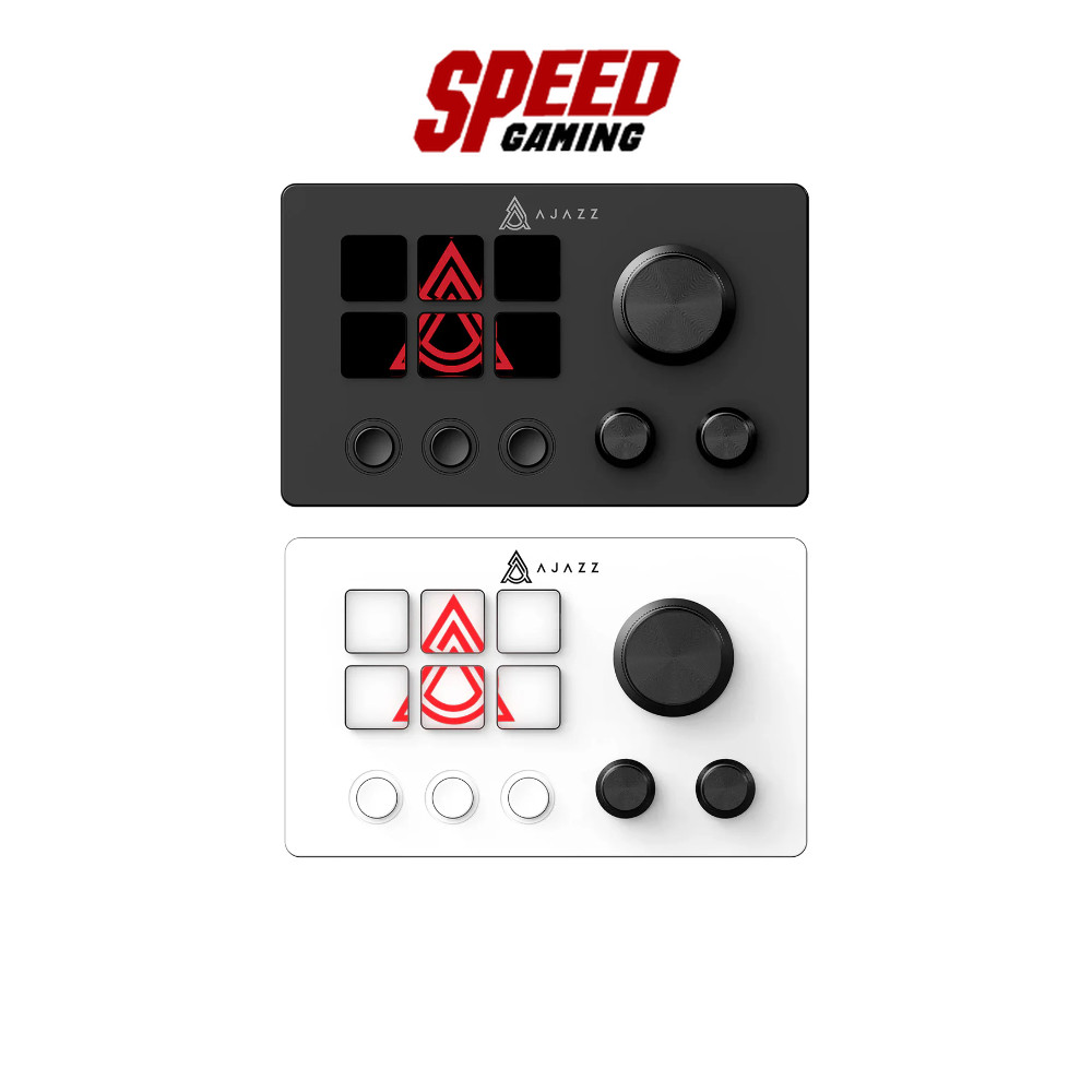AJAZZ AKP03 LCD DISPLAY SWITCH (Black/White) Stream Dock (อุปกรณ์เสริมเดสก์ท็อป) By Speed Gaming