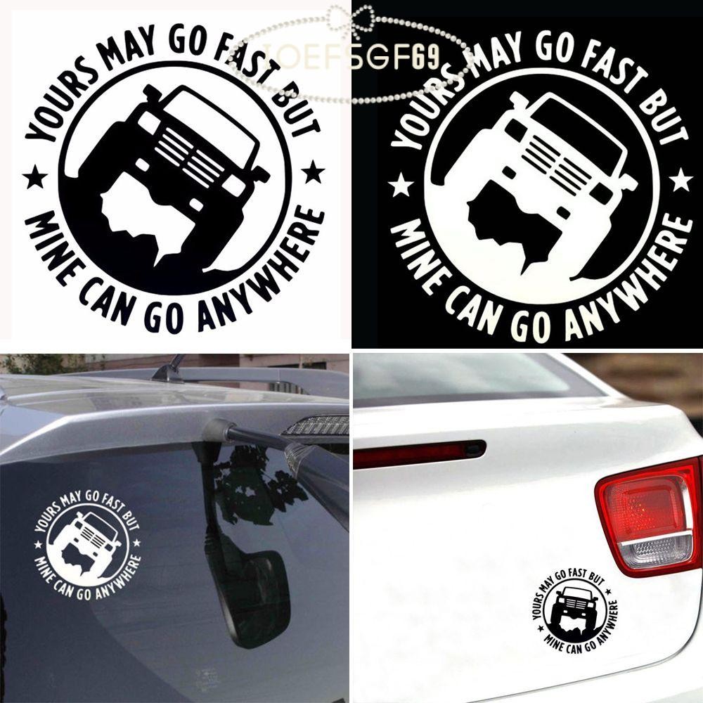 IOEFSGF69 สติ๊กเกอร์ติดรถยนต์รถบรรทุกสีดําและสีขาว Creative Auto Decals