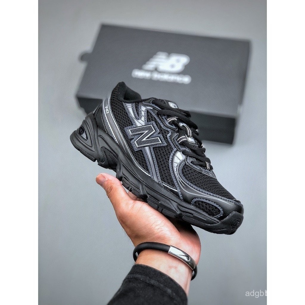 NB NB 740 รองเท้าวิ่งระบายอากาศที่สะดวกสบาย U740BM2 MR740V2 สีดํา