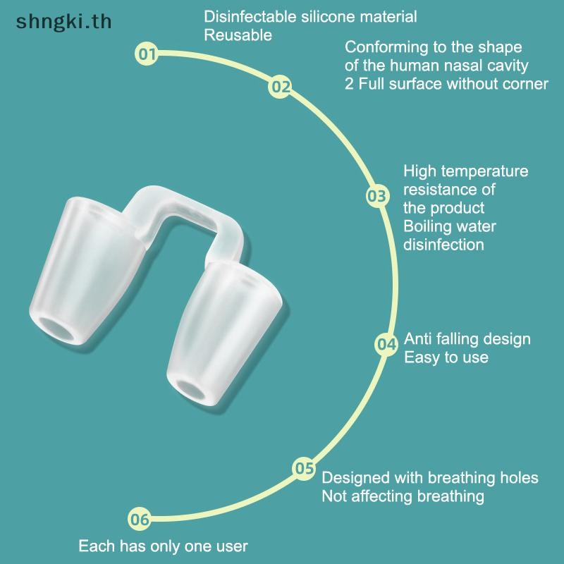 SHNGKI Silicone Nose Up Shaper Clip - Bridge Booster Beauty Nose Clip - Corrector Massage Tool null