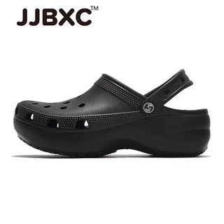 JJBXC รองเท้าแตะรู ผู้หญิง พื้นหนา แพลตฟอร์ม ใส่สบาย กันลื่น