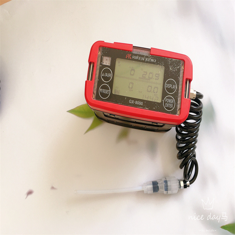 ญี่ปุ่น RIKEN RIKEN RIKEN GX-8000 เครื่องตรวจจับก๊าซ Four-in-One แบบพกพา OS-BM1