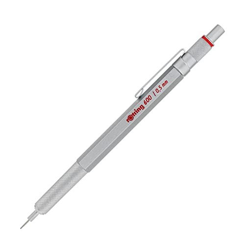 Rotring Mechanical Pencil Rotring 600 0.5mm Silver 1904-445 [Japan Genuine Product]