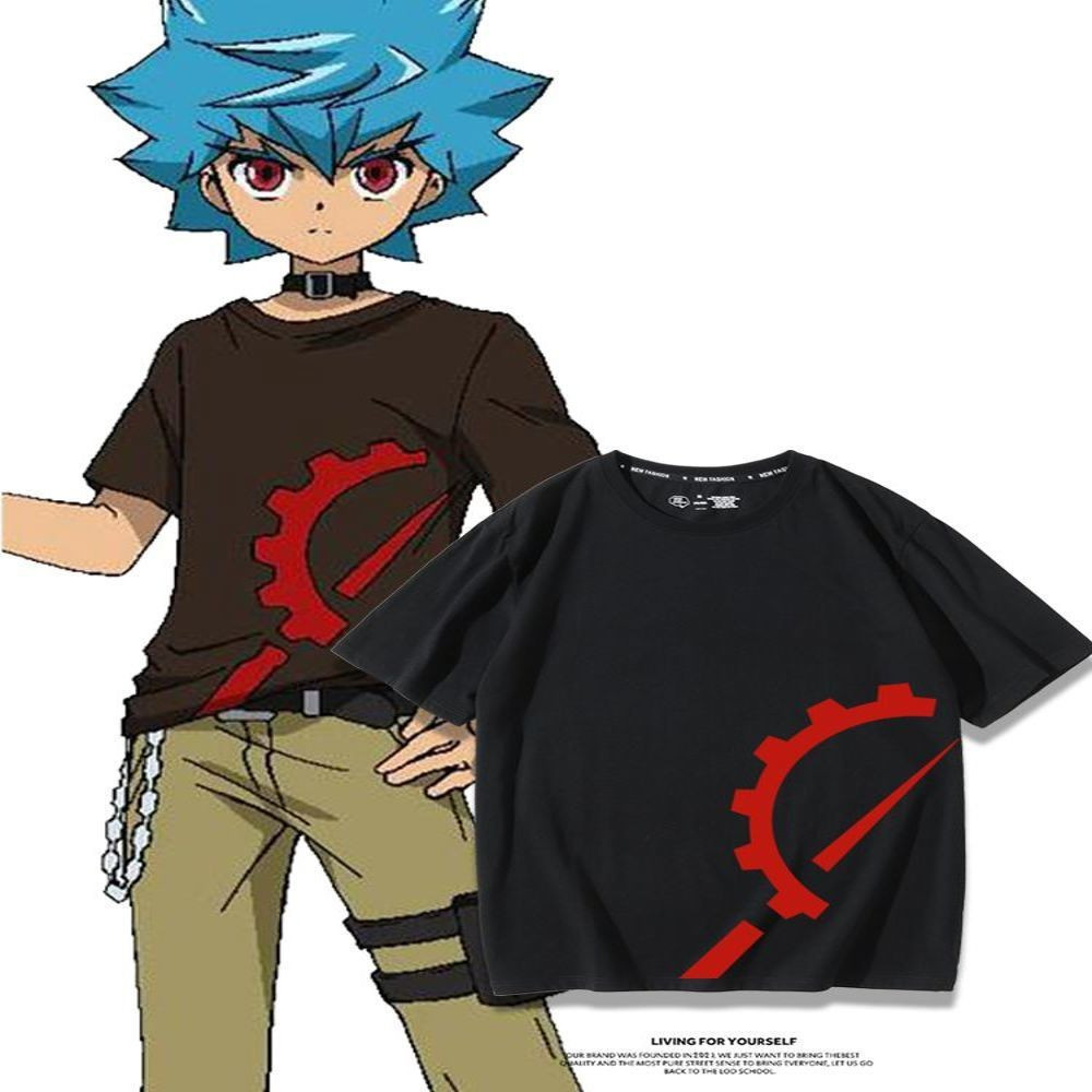Yu-gi-oh SEVENTS SEVENTS SEISS cos เสื้อยืดแขนสั้นผู้ชายผู้หญิงปวดเสื้อผ้า Yu-Gi-Oh! Sevens Tatsuhis