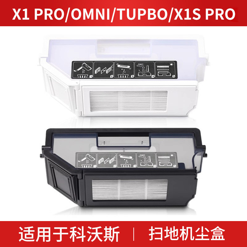 เหมาะสําหรับ Cobos X1 Dust Box Baffle Sweeping Robot Accessories Omni Turbo X1S Pro