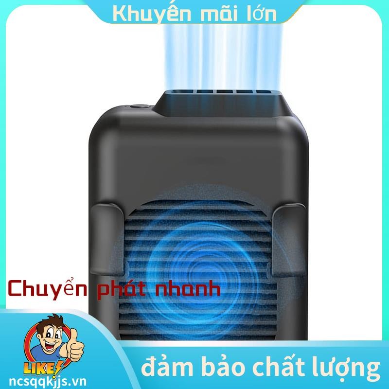 สร้อยคอพัดลมแบบพกพาเข็มขัดเอวชาร์จ 23H Run Time, Runtime 5100 RPM ลมแรงแฮนด์ฟรีสําหรับปกสีฟ้ากลางแจ้
