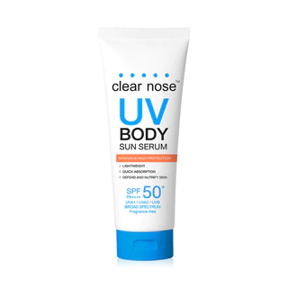 CLEAR NOSE เคลียร์โนส UV Body Sun Serum SPF50+ PA++++ ยูวี บอดี้ ซันเซรั่ม เอสพีเอฟ 50+ พีเอ++++ 200ml.
