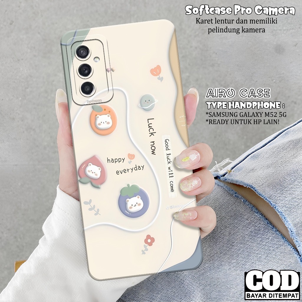 เคส HP SAMSUNG GALAXY M52 5G - SAMSUNG GALAXY M52 5G Softcase - เคสแฟชั่นการ์ตูน - SAMSUNG GALAXY M5