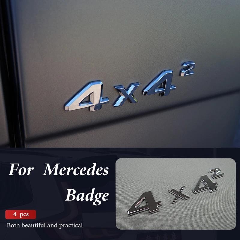 สําหรับ Mercedes benz G650 G500 G63 G900 Wagon W463 4x4^2 5dr Tip Auto Squared Badge Trunk Emblem Ch