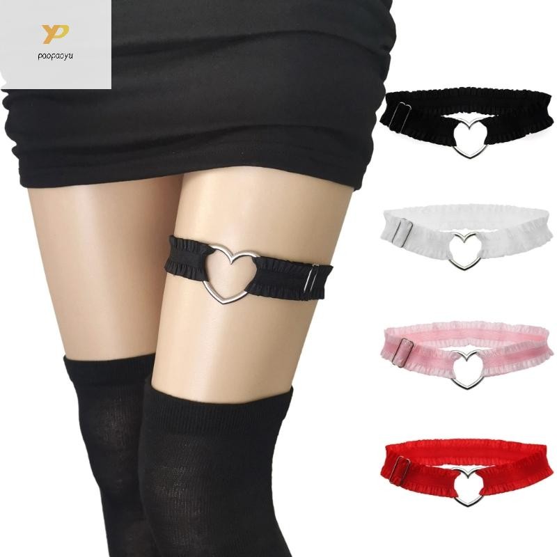 PPY ขา Garters ลายลูกไม้ สำหรับปาร์ตี้และคอสเพลย์