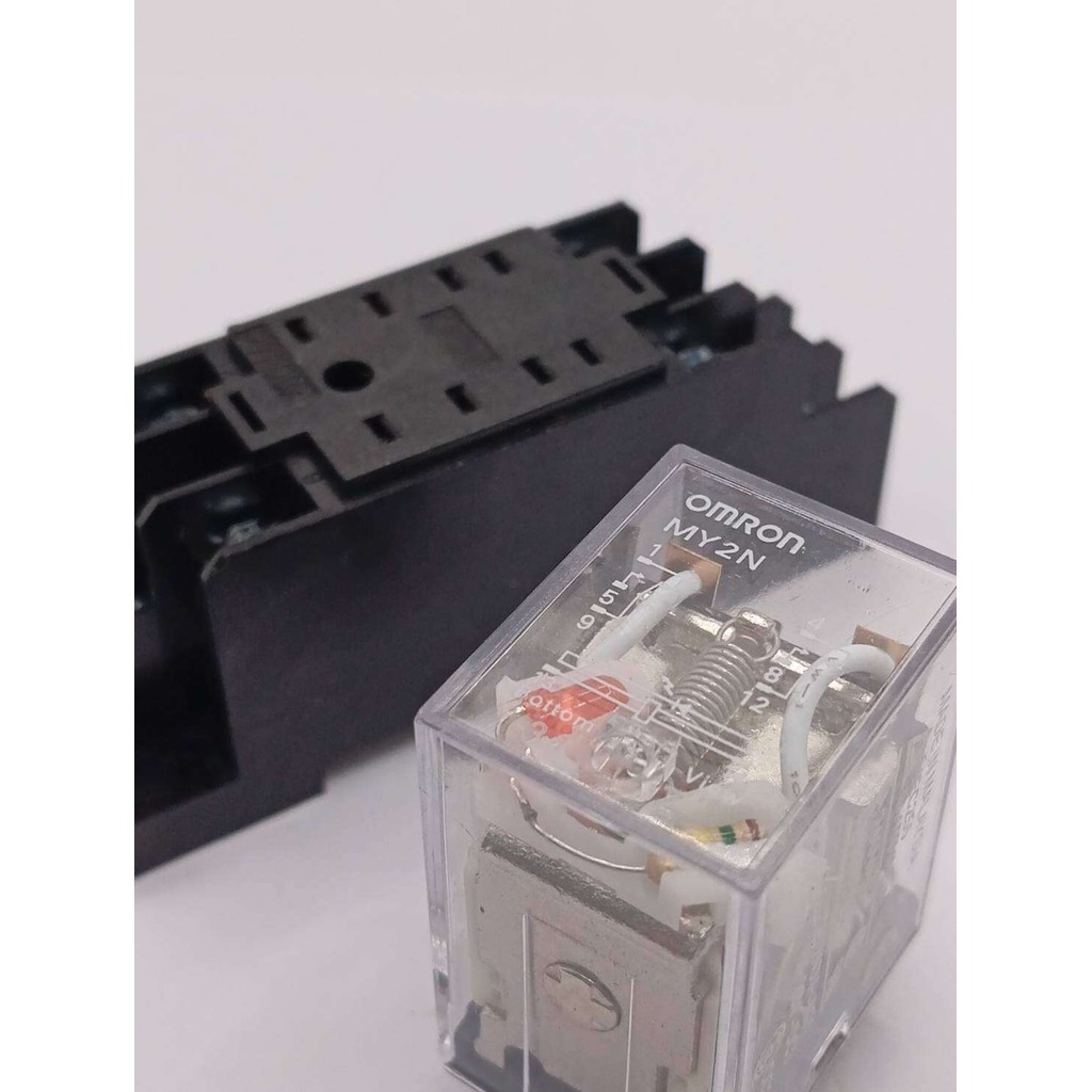 รีเลย์ Omron MY2N  2 คอนแทค 5A 12-220v Ac, Dc มีไห้เลือกเป็นชุด พร้อมส่งจากไทย🇨🇷🛻