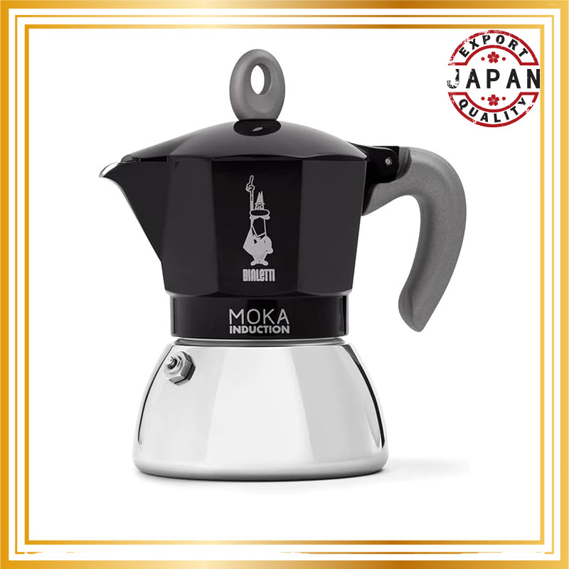 Bialetti Moka Induction 6-Cup IH Compatible & Stovetop Espresso Maker (Coffee Maker)
