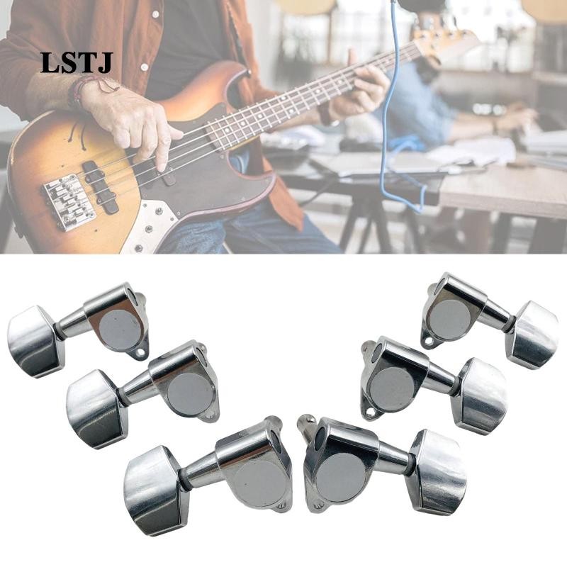 [Lstjj] 6x หมุดปรับแต่งกีต้าร์ Enclosed Lock Tuner สําหรับกีตาร์โปร่งกีตาร์