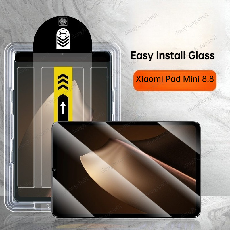 สําหรับ Xiaomi Pad mini 8.8 นิ้ว 2025 /Redmi K Pad Kpad 8.8 "กระจกนิรภัย HD ป้องกันหน้าจอฟิล์มติดตั้งง่ายชุดกําจัดฝุ่นอัตโนมัติ