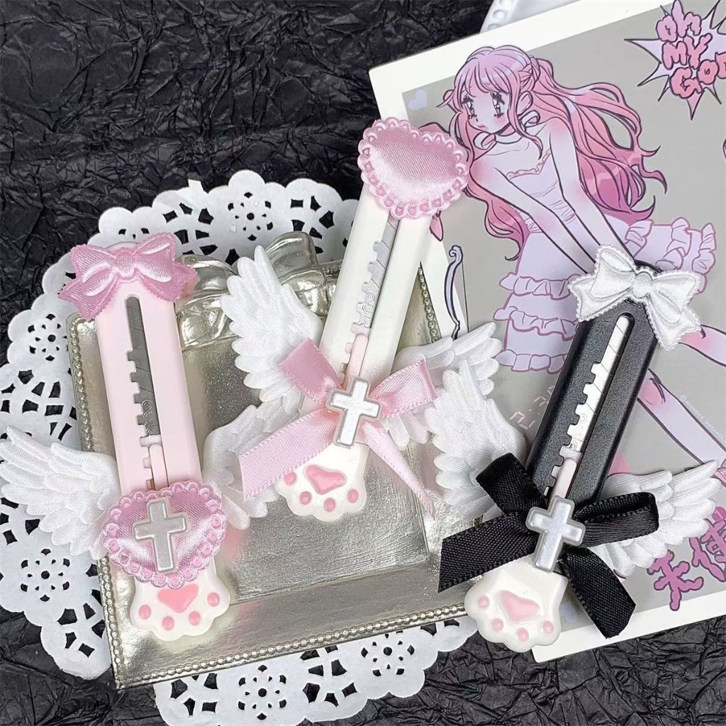 คัตเตอร์นางฟ้า Angel Wing Cross คัตเตอร์อเนกประสงค์รุ่นมินิน่ารัก พร้อมส่งจากไทย