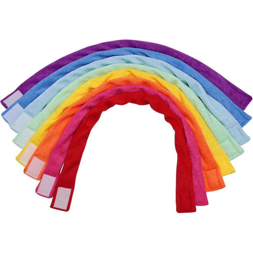 สร้อยคอเคี้ยวสําหรับเด็กประสาทสัมผัส, 8 แพ็คผ้าเทอร์รี่การงอกของฟันสร้อยคอเคี้ยวสําหรับเด็กหนุ่มๆสาว