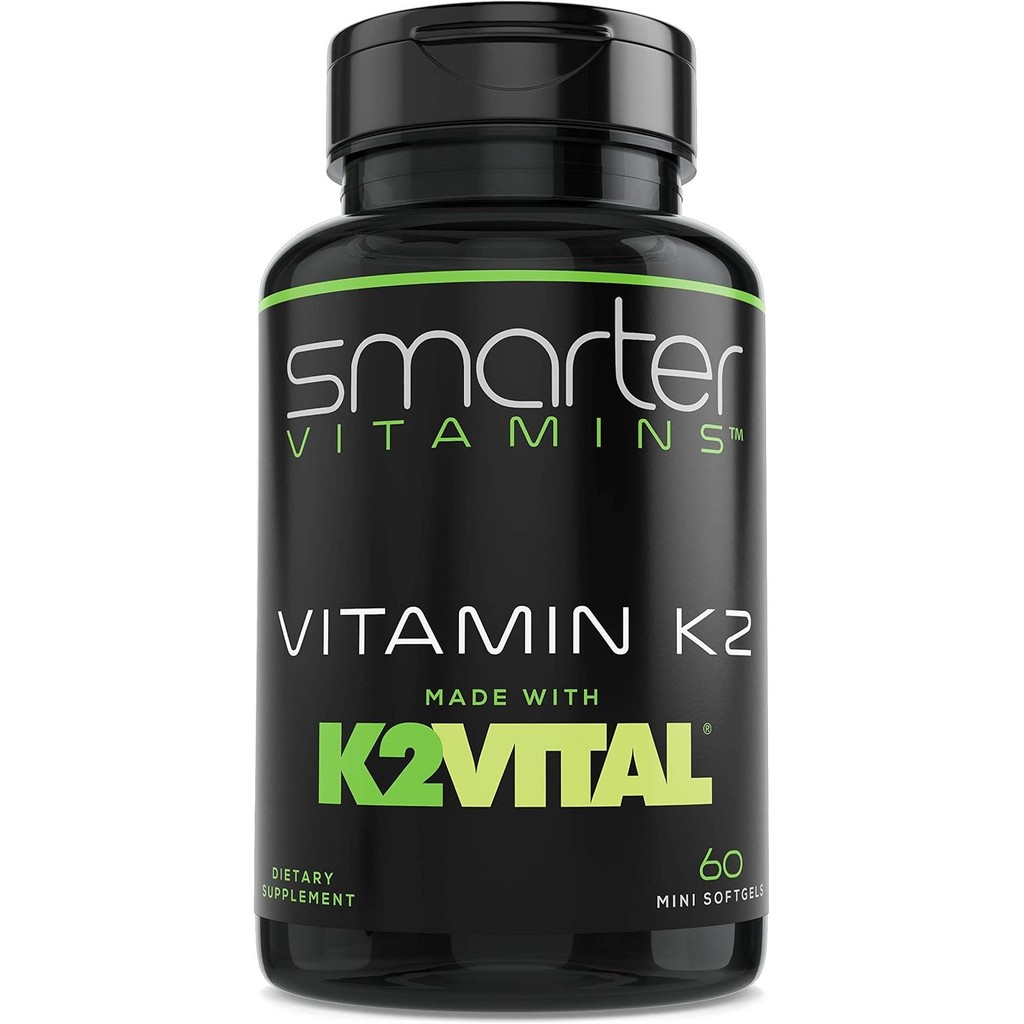Arter Vitamin K2 MK7 100mcg, Made with K2VITAL and Kale, 60 เจลเหลว