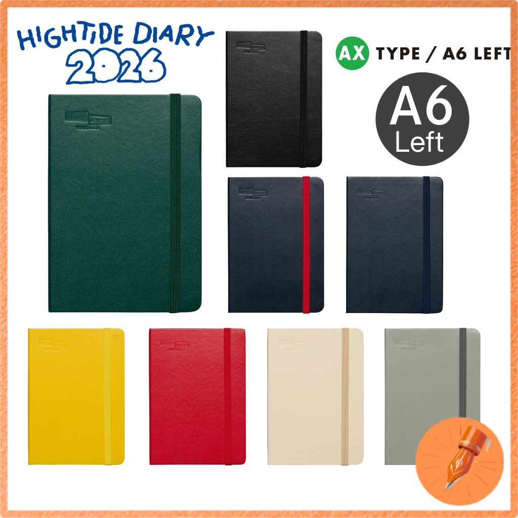 HIGHTIDE Planner 2026 Minute Manager Executive A6 Weekly Left / Starting December 2025