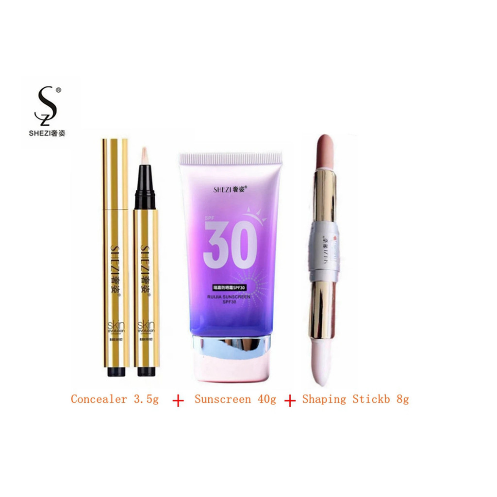 SHE ZI Foundation Liquid Dark Eye Circle คอนซีลเลอร์ปากกา Spot Acne Perfect Care Beauty คอนซีลเลอร์ 