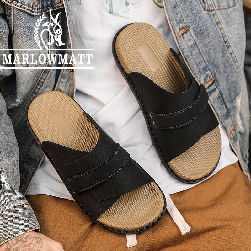 รองเท้าแตะผู้ชาย Marlowmatt | กันน้ํากันลื่นน้ําหนักเบาสบาย | 2026 รองเท้าแตะสไตล์ใหม่ | เหมาะสําหรับทุกฤดูกาล ราคา ถูกที่สุด ดีลบีเคเค แกลเลอรีภาพที่ 7