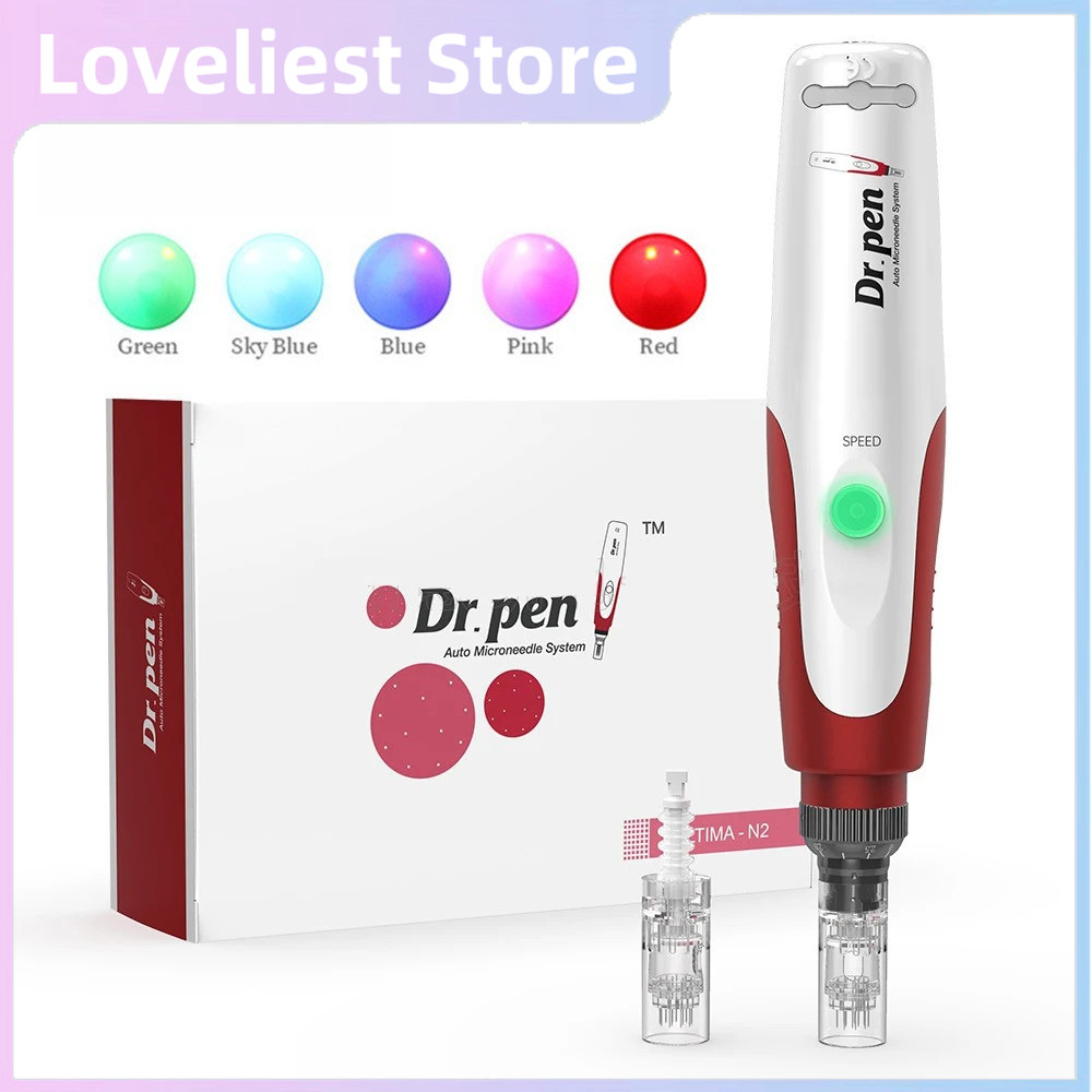 Original Dr Pen N2/MYM ไร้สาย/สายไฟฟ้าปากกา Auto Anti Aging Therapy Skin Care เครื่องมือ