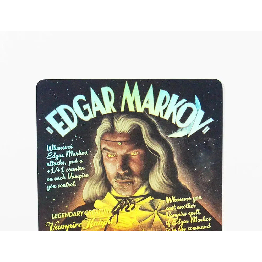 ฟอยล์ Edgar Markov Inr Magical Proxy การ์ดเกมคุณภาพ Proxy Gathering Board เกม Trading การ์ด Proxy